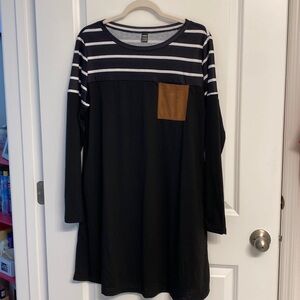 SHEIN Striped Tee Dress